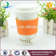 New porcelain mug with lid wholesale